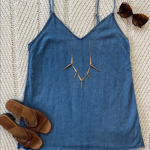 Wildfred denim slip dress - Picture 10 of 14